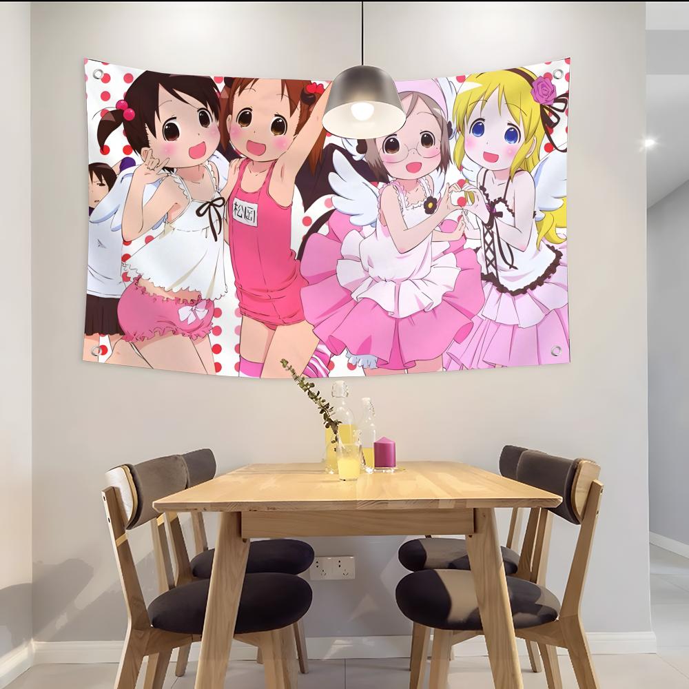 Outdoor Camping Anime - Bandiere personalizzate con marshmallow a forma
