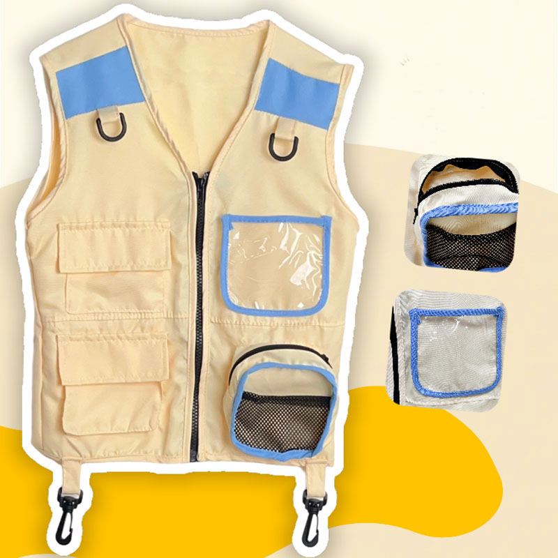 Outdoor Camping Kids Activities - Gilet da esploratore per bambini Fai