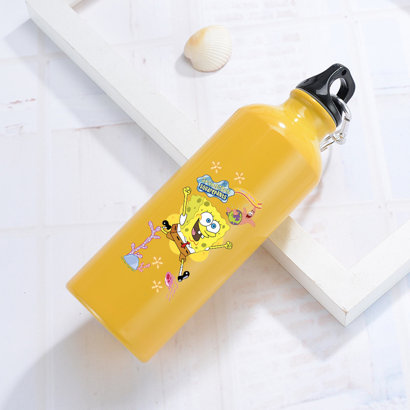 Outdoor Camping Anime - Borraccia in Alluminio SpongeBob, Bottiglia per