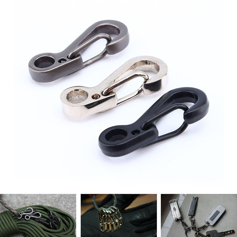 Outdoor Camping Essential Gear - 10 Pezzi/Lotto Mini Moschettoni Tattici in