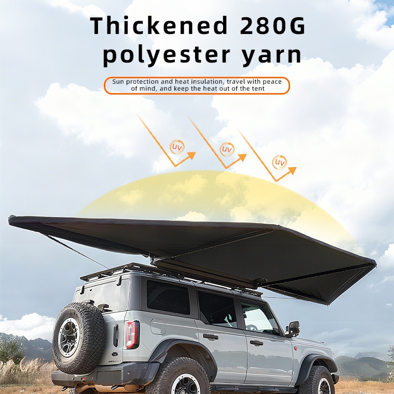 Outdoor Camping Car Tent - Tenda Parasole a Ventaglio 180 Gradi
