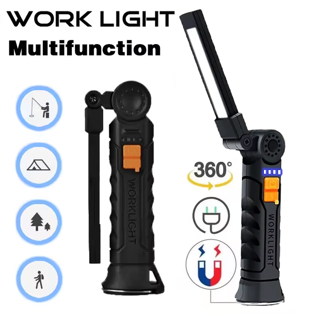Battery Outdoor Camping - Torcia portatile a LED COB Torcia