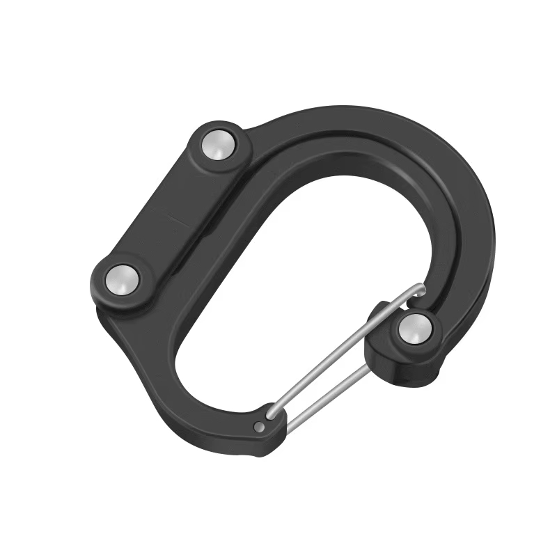 Outdoor Camping Essential Gear - Moschettone Multifunzionale Girevole, Gancio Girevole a