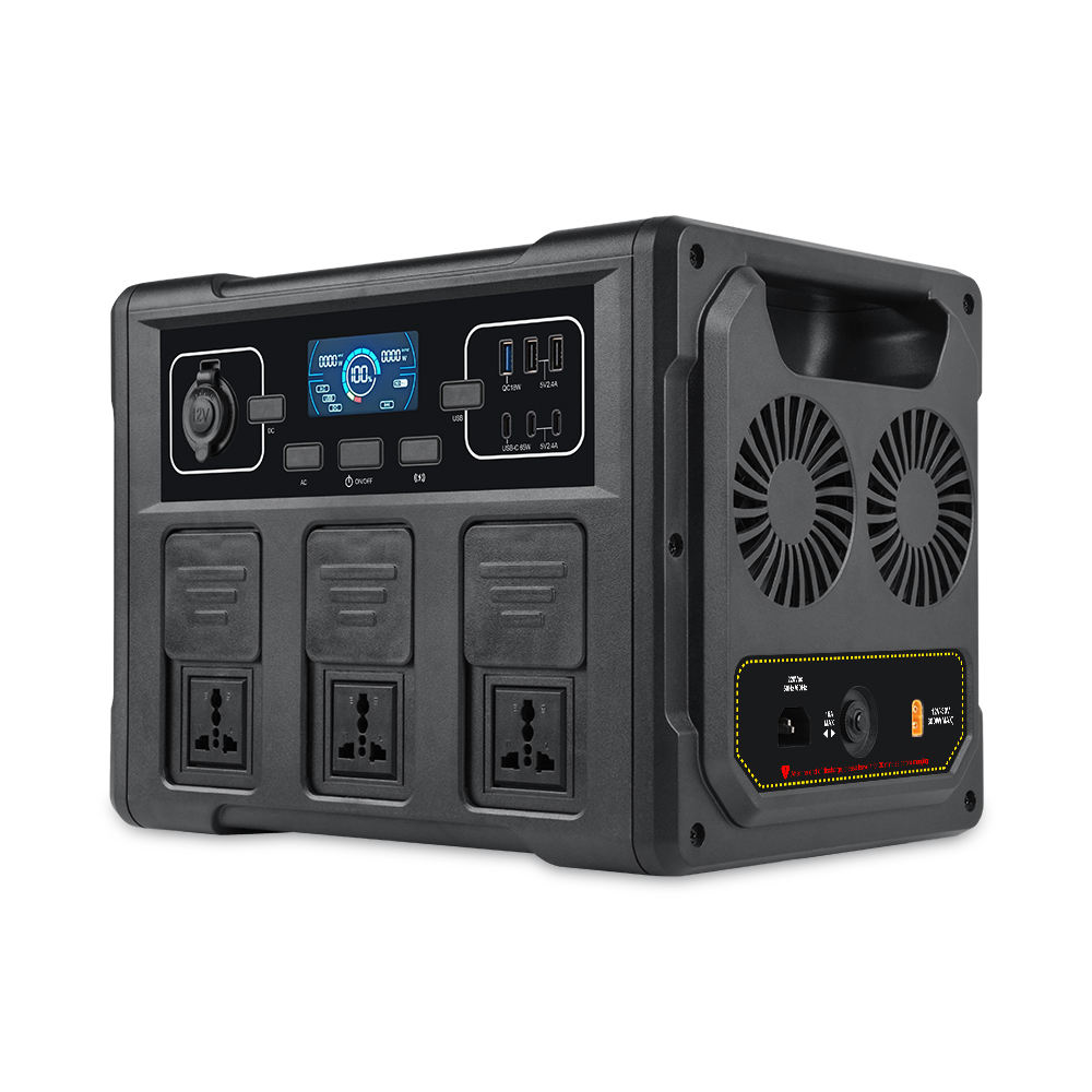 Battery Outdoor Camping - Generatore Solare Portatile 1200W, Batteria LiFePO4,