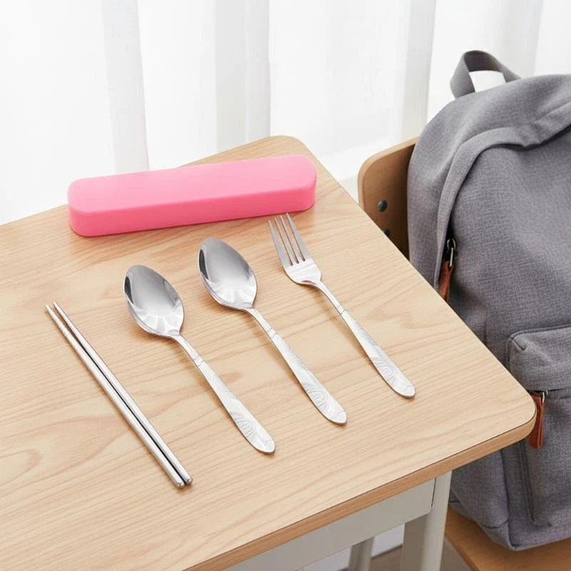 Outdoor Camping Meals - Set da pranzo da viaggio in
