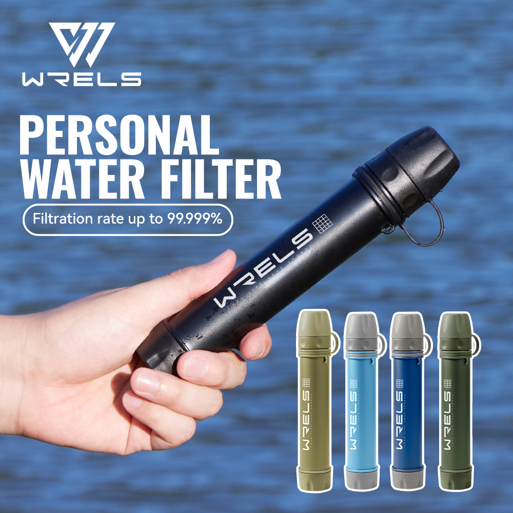 Survival Kit - WRELS Purificatore d'Acqua Portatile per Esterni,