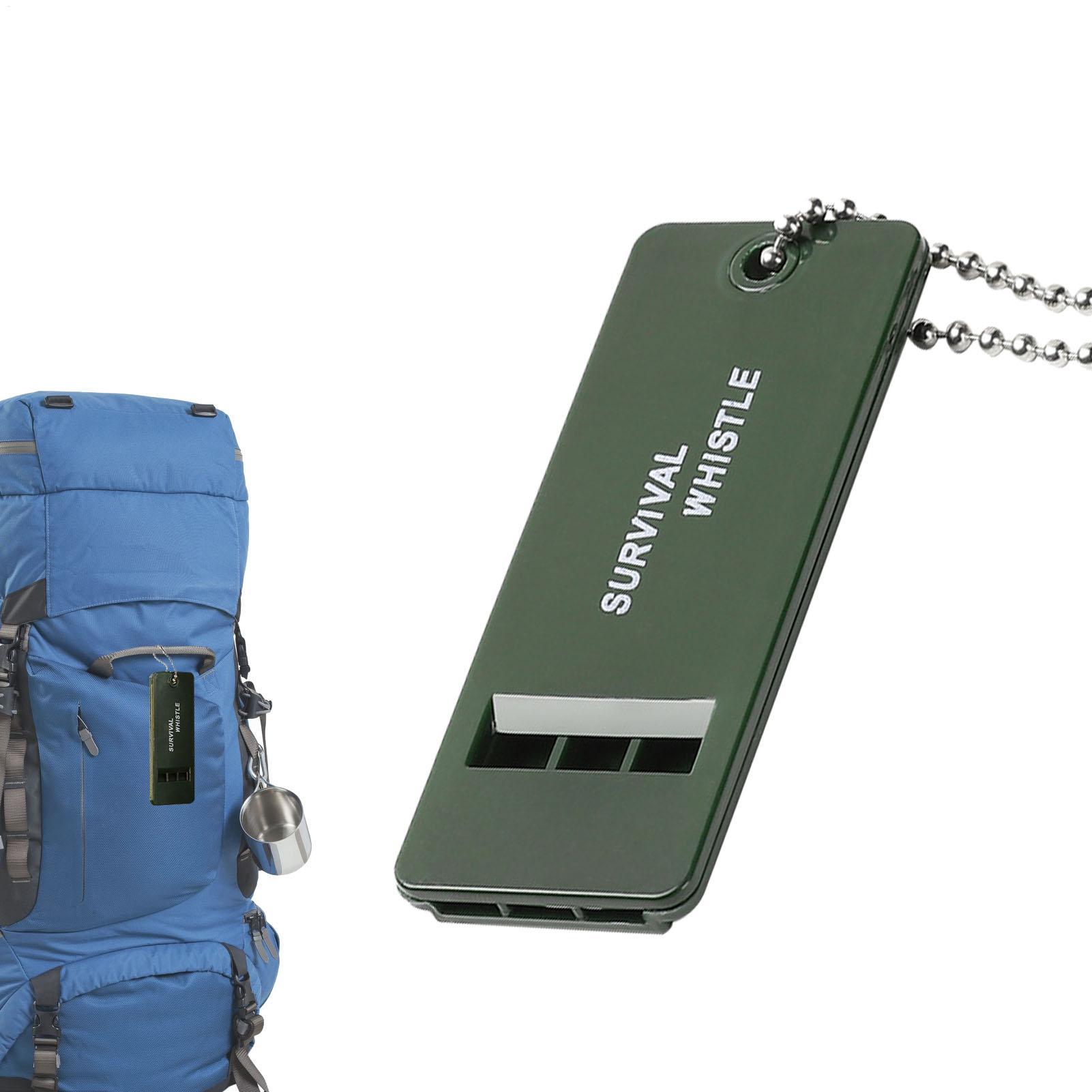 Outdoor Camping Essential Gear - 1 Pezzo Fischietto a 3 Frequenze
