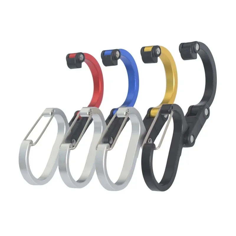 Outdoor Camping Essential Gear - Moschettone con clip ibrido multifunzionale Gancio