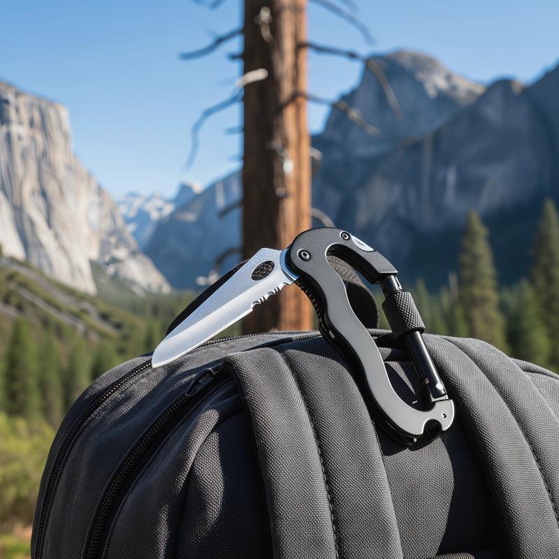 Moschettone multifunzione 5-in - Outdoor Camping Essential Gear recensione e prezzo