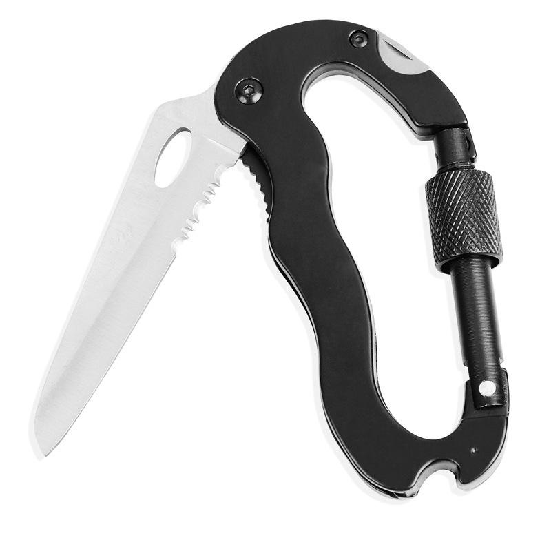 Moschettone multifunzione 5-in - Outdoor Camping Essential Gear recensione e prezzo