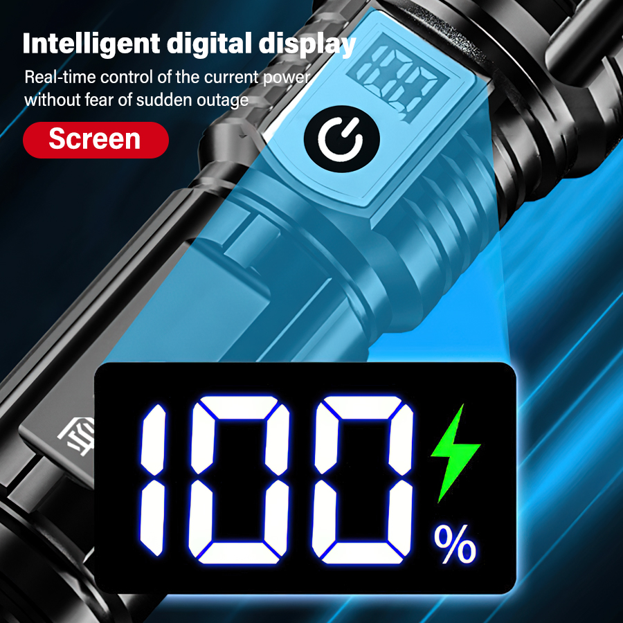 Torcia LED ad alta potenza 200 - Battery Outdoor Camping recensione e prezzo