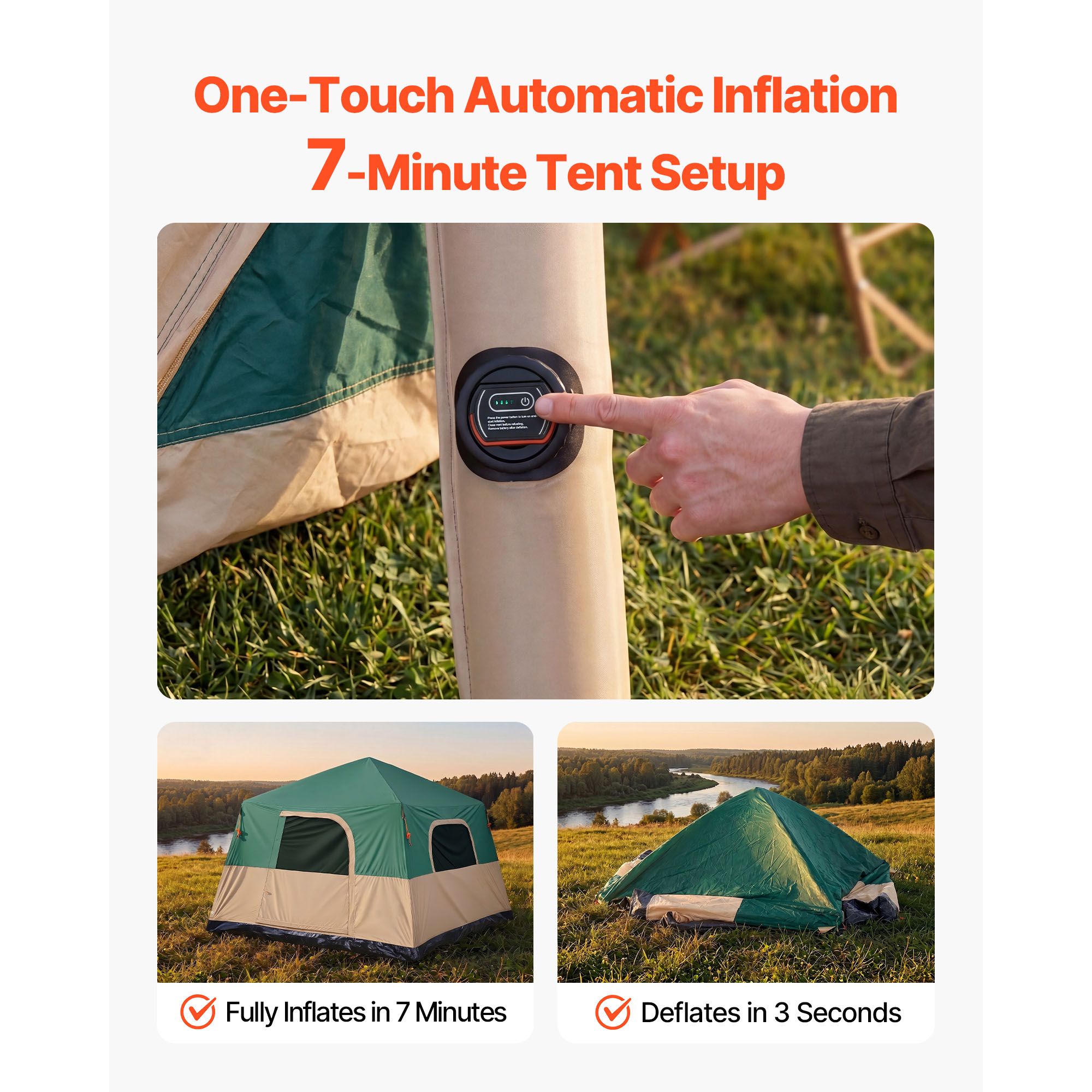 Tenda da campeggio, tenda gonf - Outdoor Camping On Youtube recensione e prezzo