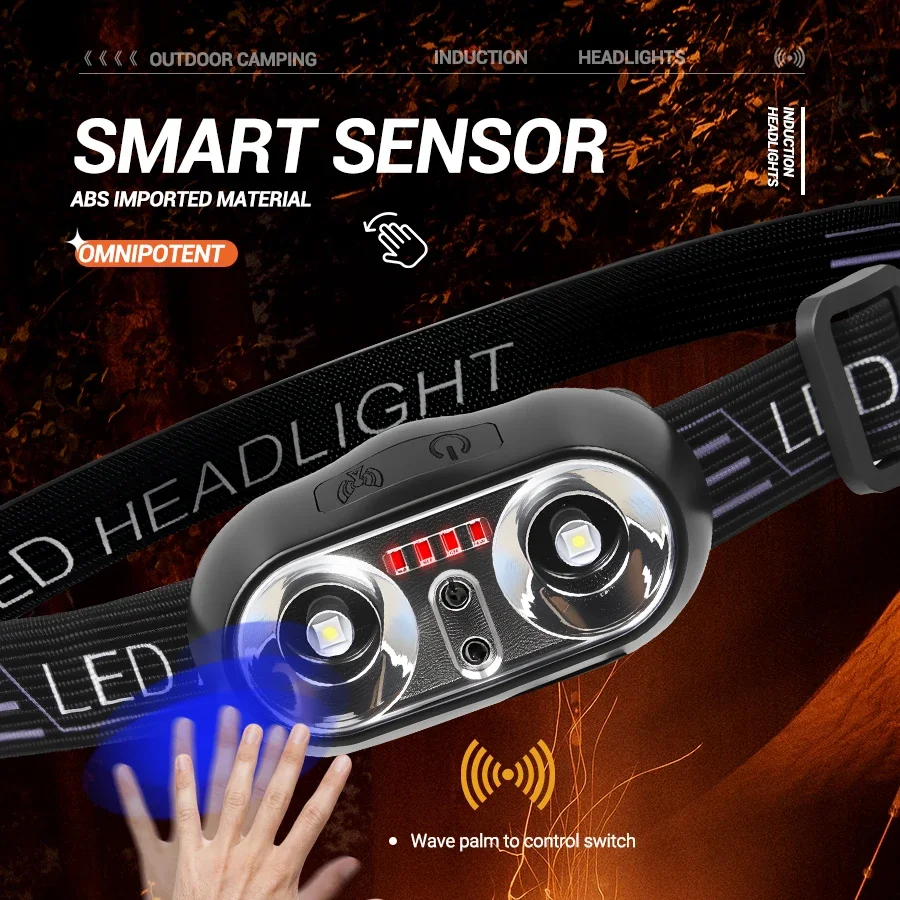 Faro portatile XPE + sensore d - Headlamp recensione e prezzo