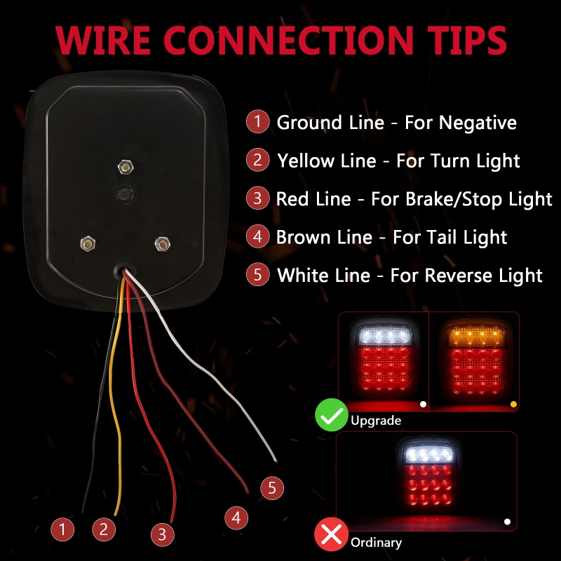 2 pz/set 16 LED Fanale posteri - Outdoor Camping Jeep recensione e prezzo