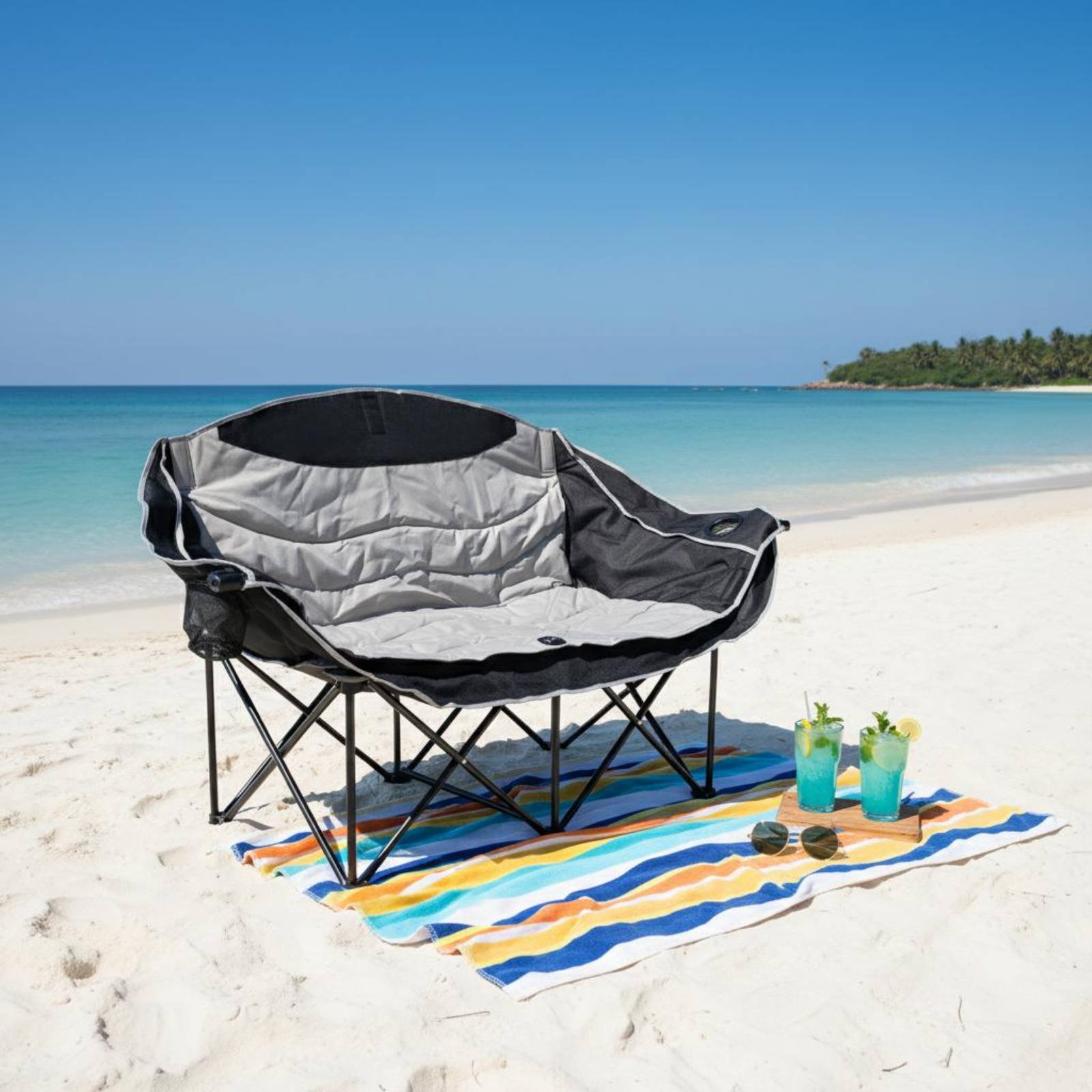 Sedia da Campeggio Doppia Pieg - Outdoor Camping Meals recensione e prezzo