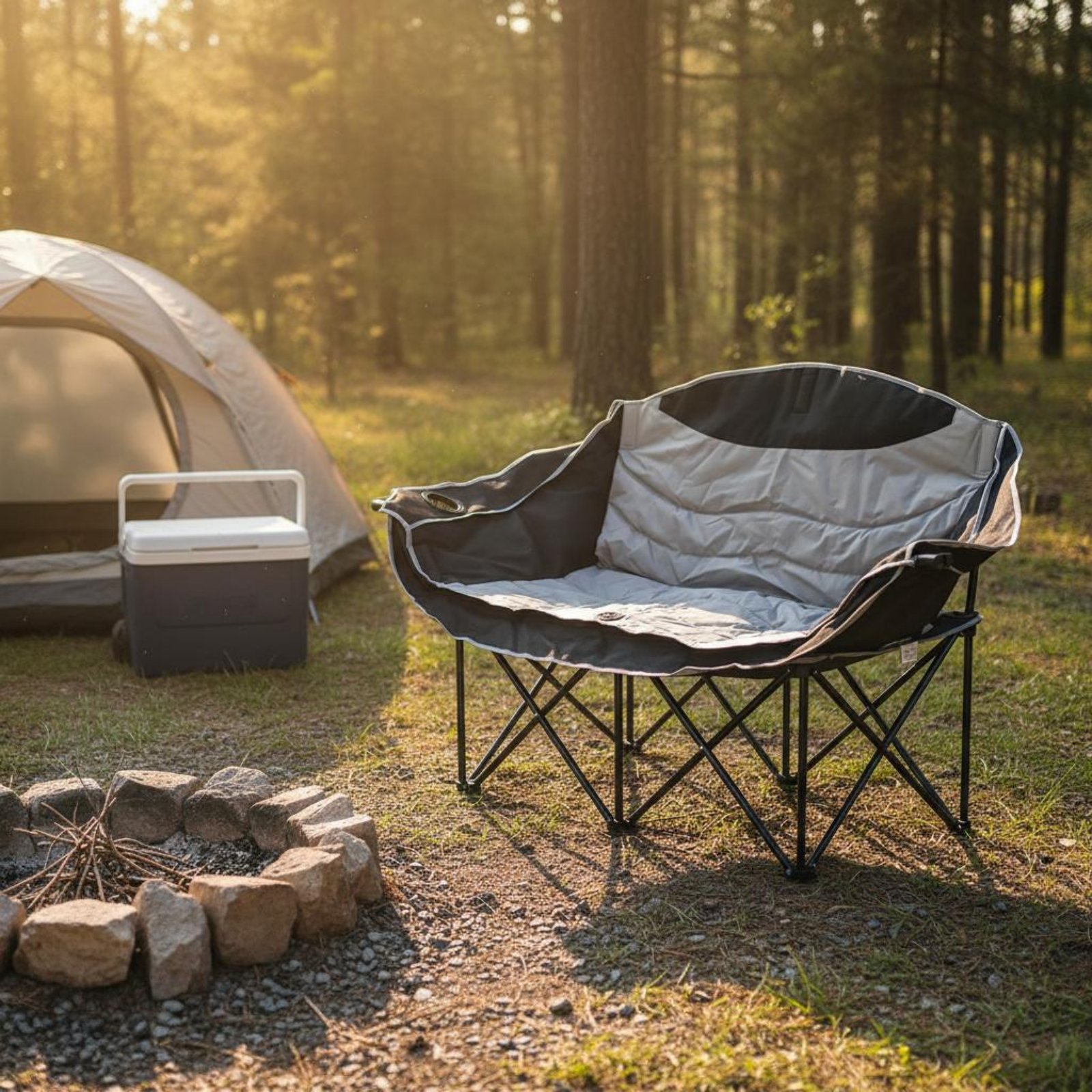 Sedia da Campeggio Doppia Pieg - Outdoor Camping Meals recensione e prezzo