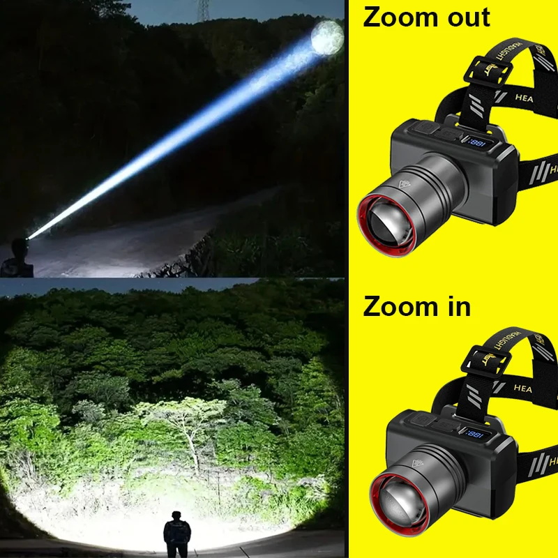 Lampada Frontale LED Digitale  - Headlamp recensione e prezzo
