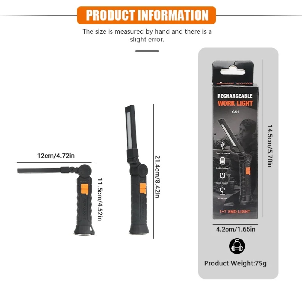 Torcia portatile a LED COB Tor - Battery Outdoor Camping recensione e prezzo