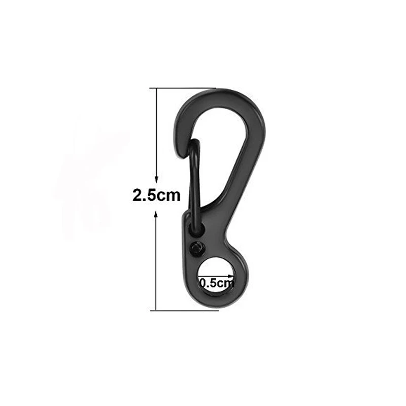 10 Pz/lotto Mini Moschettone P - Outdoor Camping Essential Gear recensione e prezzo