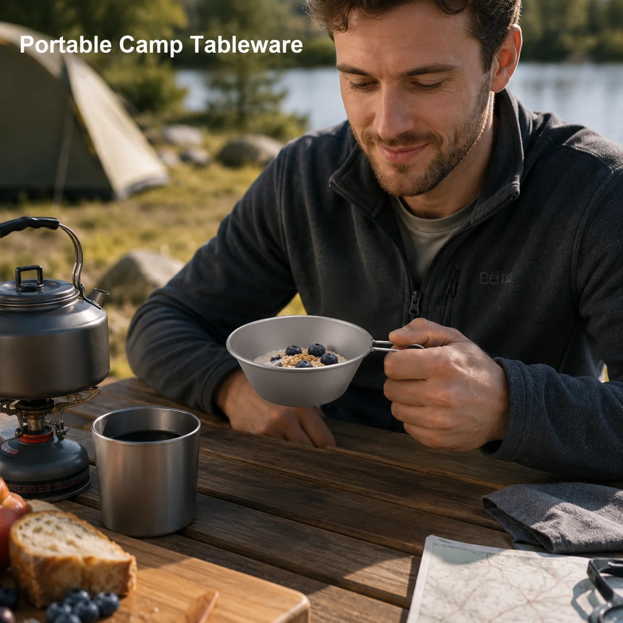 Ciotola Sierra in Titanio Legg - Outdoor Camping Meals recensione e prezzo