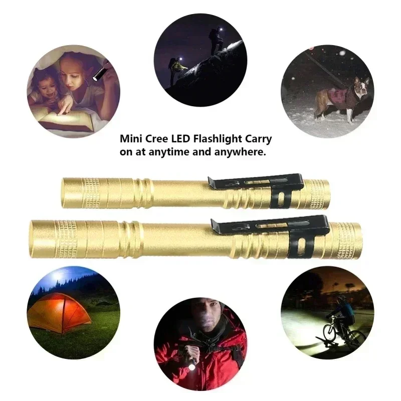 Mini torcia portatile a penna  - Battery Outdoor Camping recensione e prezzo