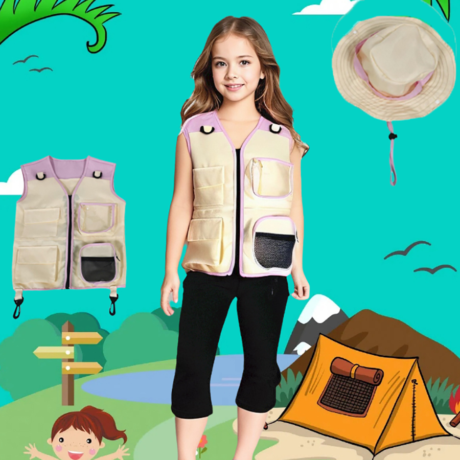 Bambini Explorer gilet cappell - Outdoor Camping Kids Activities recensione e prezzo