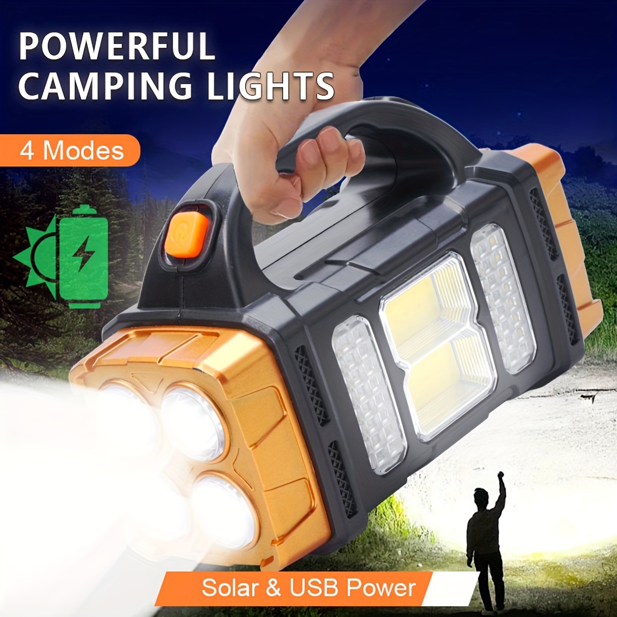 Nuova Torcia LED Solare Ricari - Battery Outdoor Camping recensione e prezzo