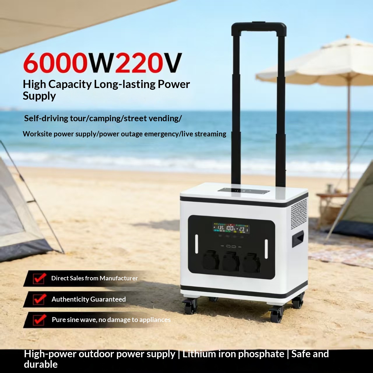 Batteria agli Ioni di Litio, A - Battery Outdoor Camping recensione e prezzo
