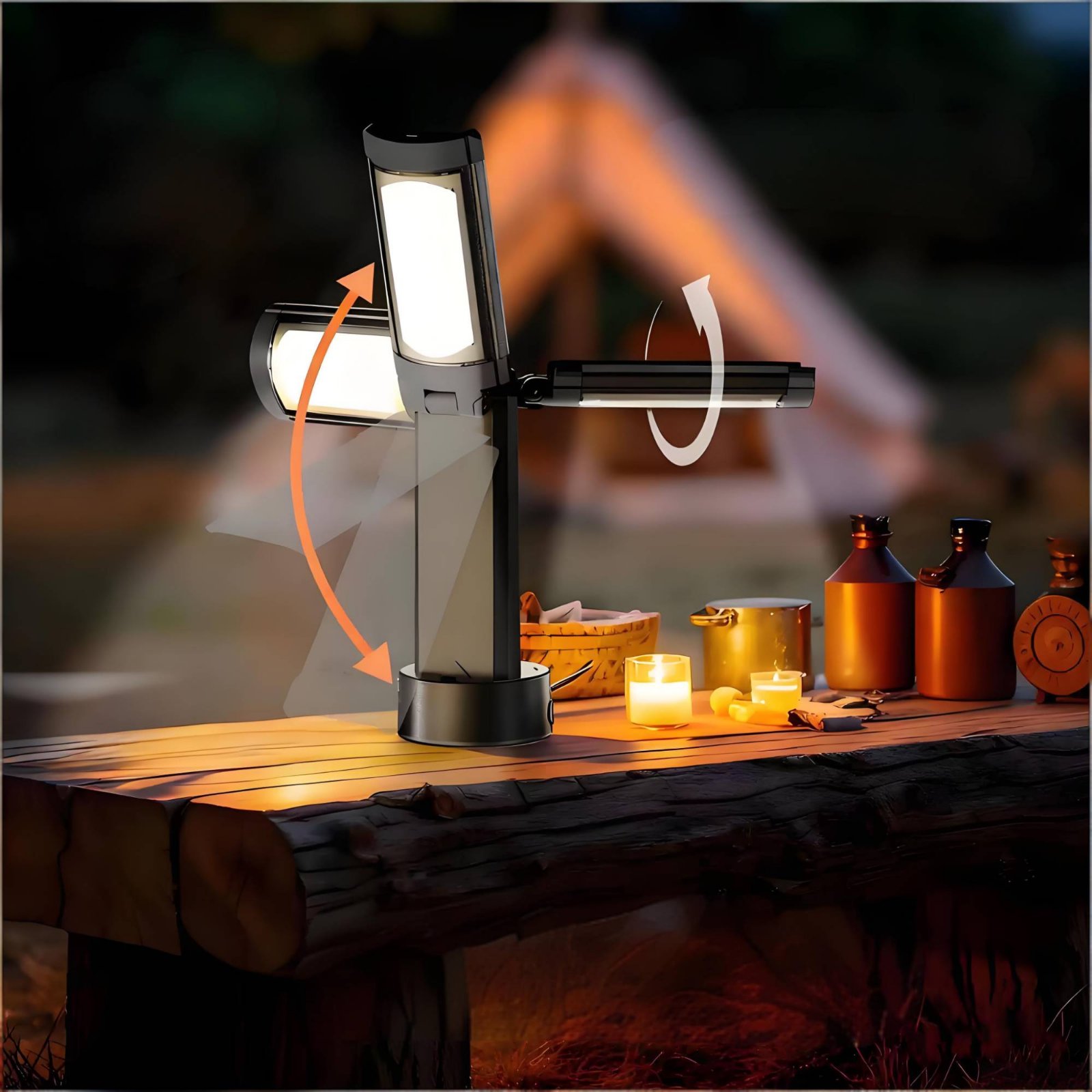 Lampada da tenda telescopica c - Battery Outdoor Camping recensione e prezzo