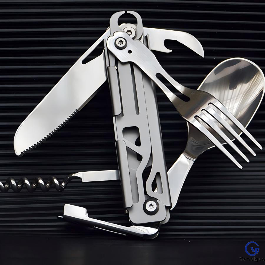 1 pz 6 in 1 set di posate mult - Outdoor Camping Meals recensione e prezzo