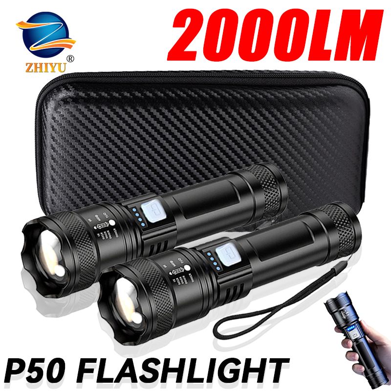 Torcia tattica a LED 2000LM To - Battery Outdoor Camping recensione e prezzo
